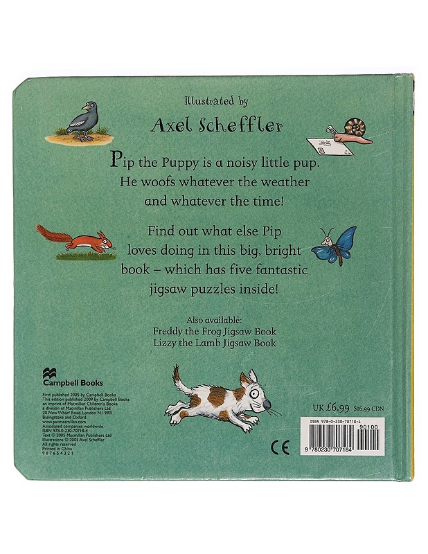 Pip the Puppy -Scheffler, Axel - Lastenkirjat - 10105383369 - 1