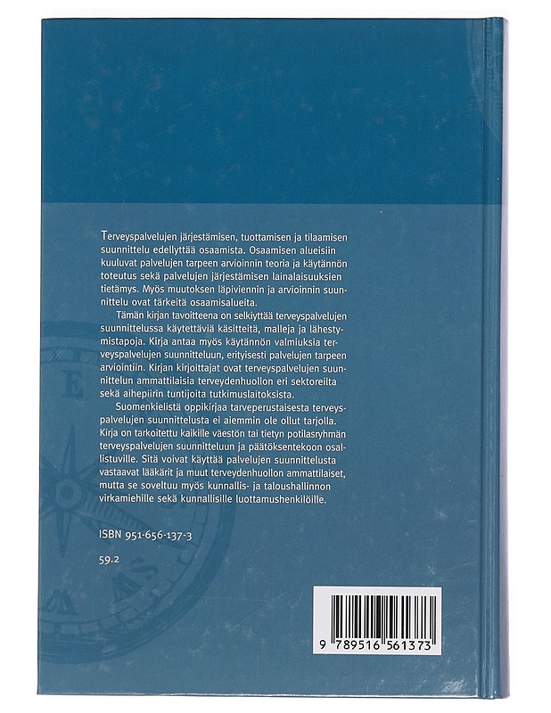 Terveyspalveluiden suunnittelu - Ahonen, Hilkka - Tietokirjat ja oppaat - 10105383379 - 1
