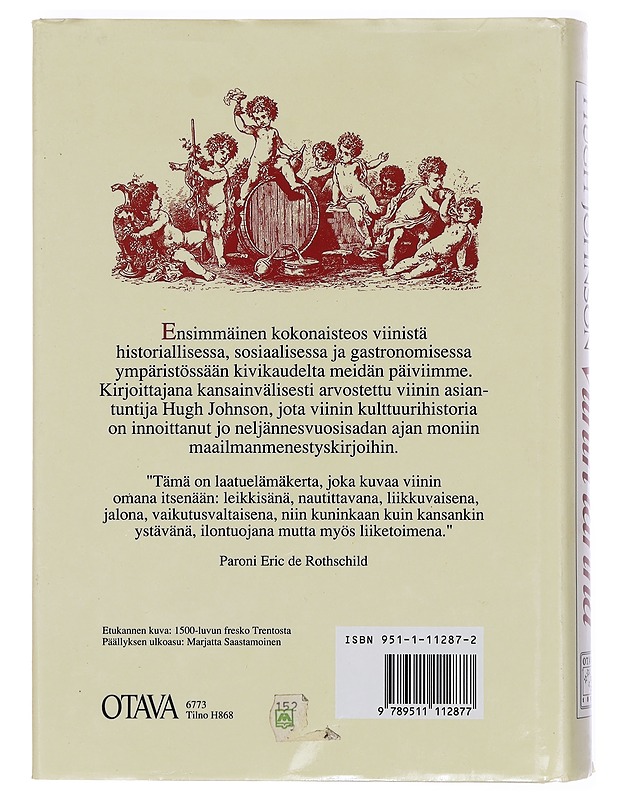 Viinin tarina - Johnson, Hugh - Historiakirjat - 10105383410 - 1