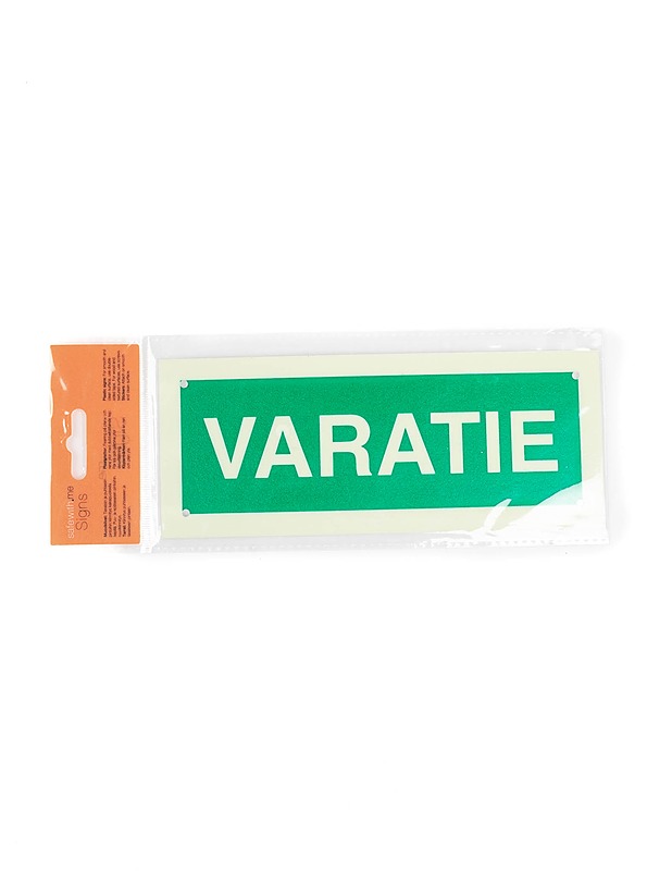 SAFEWITHME SIGNS varatie kyltti - Rakennustarvikkeet - 10105383427 - 0