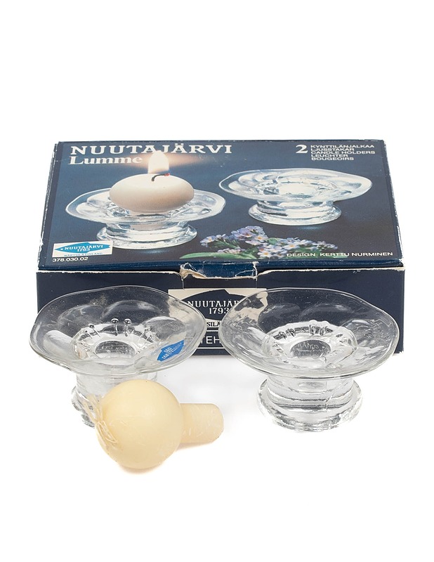 NUUTAJÄRVI Lumme kynttilänjalka, 2 kpl - Designsuosikit - 10105383444 - 0