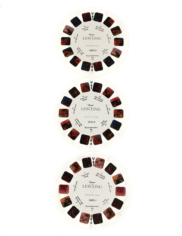 VIE-MASTER The Lion King, 3 kiekkoa - Koriste-esineet - 10105383459 - 1