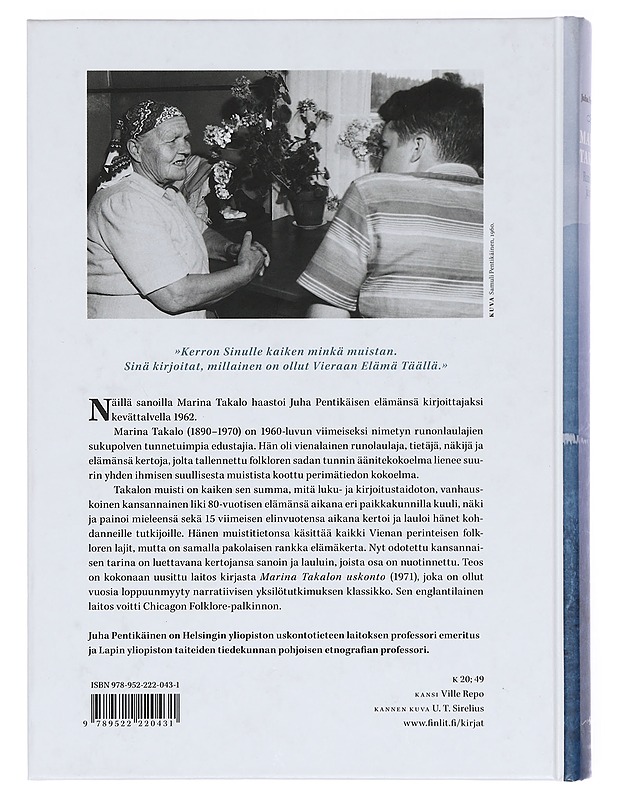 Marina Takalo : runolaulaja ja näkijä - Juha Pentikäinen - Historiakirjat - 10105383543 - 1