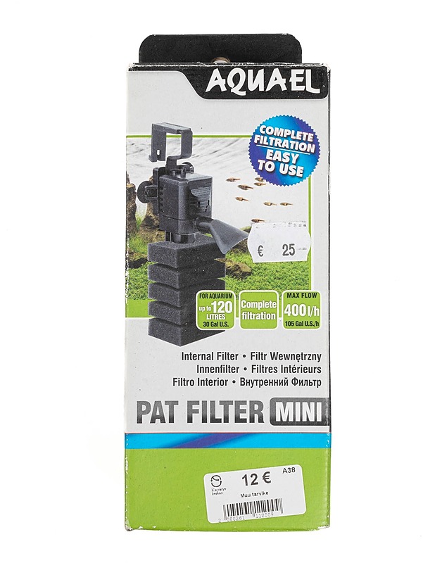 AQUAEL Pat filter mini sisäsuodatin - Lemmikkitarvikkeet - 10105383579 - 0