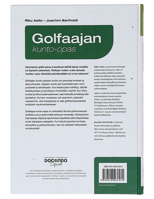 Golfaajan kunto-opas - Aalto, Riku - Tietokirjat ja oppaat - 10105383631 - 1