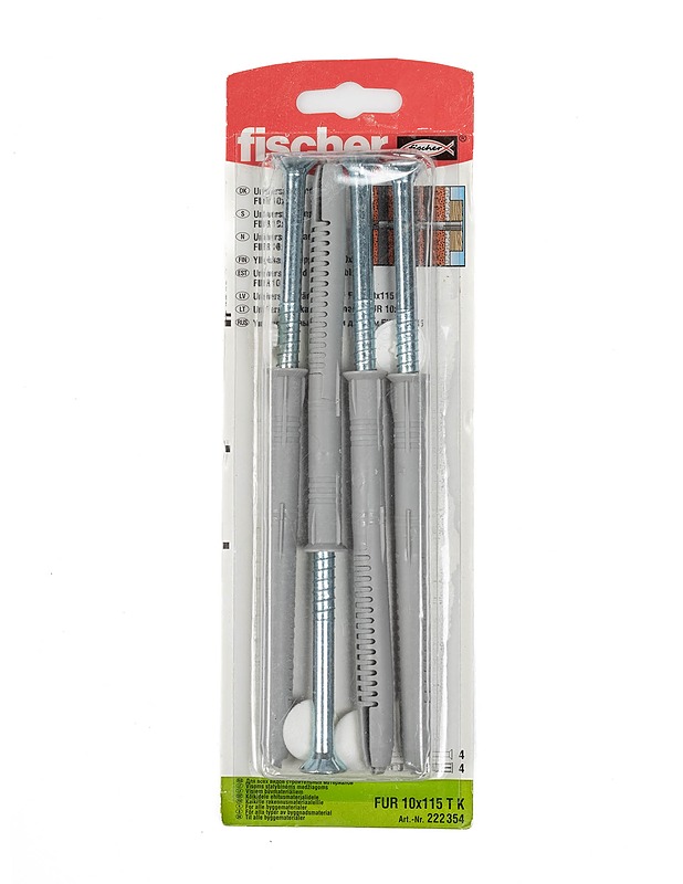 FISCHER FUR 10x115 yleiskarmitulppa - Rakennustarvikkeet - 10105383660 - 0