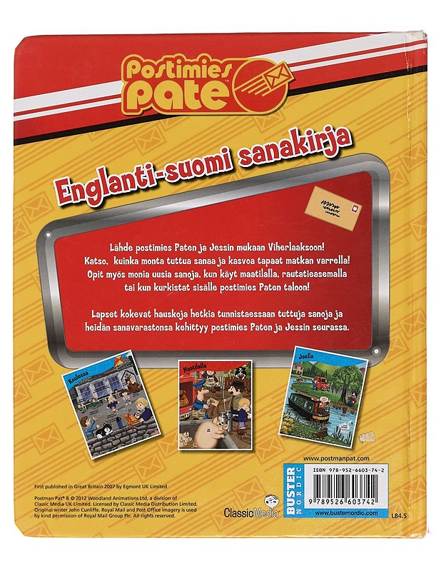 Postimies-Pate: Englanti-suomi sanakirja  - Lastenkirjat - 10105383719 - 1