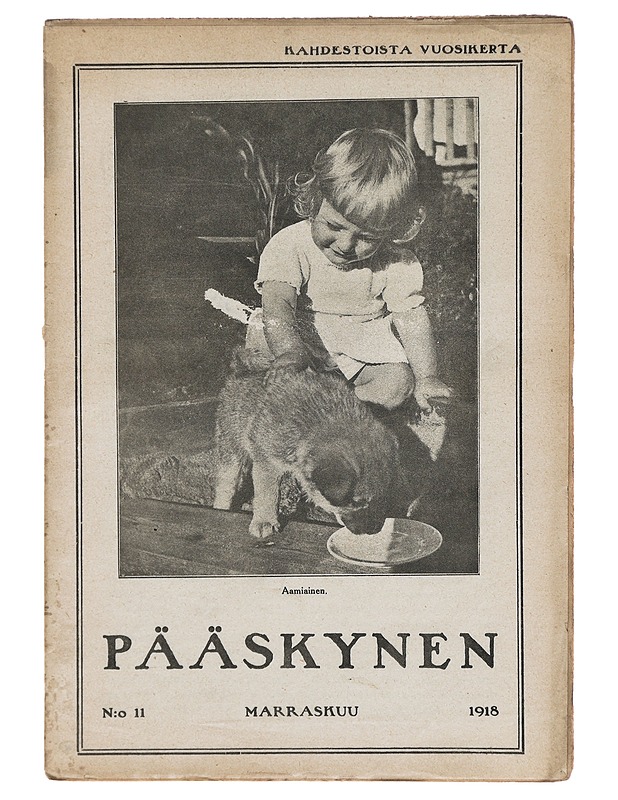 Pääskynen n:o 11 marraskuu 1918 - Helmi Krohn - Lehdet - 10105383799 - 0