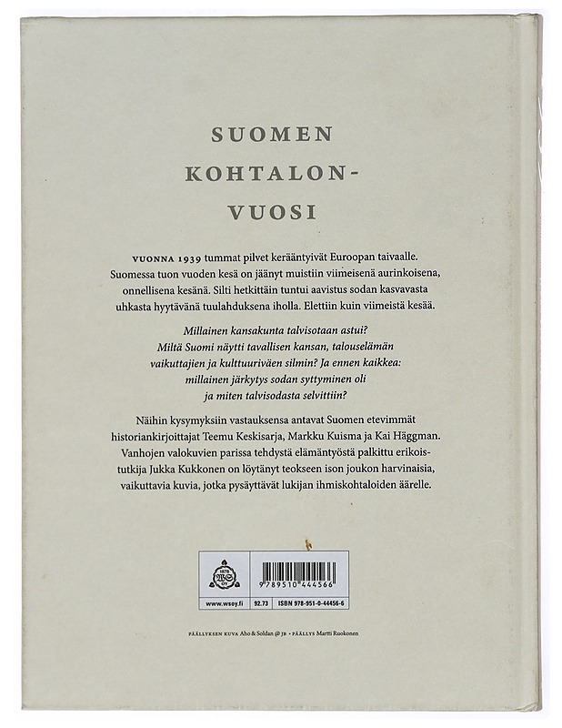 1939 - Häggman, Kai - Historiakirjat - 10105383884 - 1
