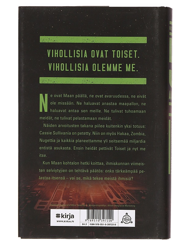 Viimeinen tähti - Yancey, Rick - Fantasia- ja scifi - 10105384004 - 1