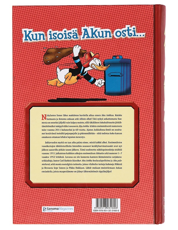Aku Ankka ja kumppanit : näköispainos vuosikerrasta 1951-1952. Osa 1 - Perälä, Riku - Sarjakuvat - 10105384010 - 1
