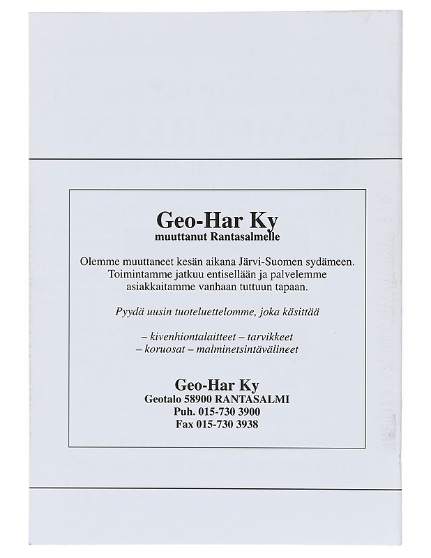 Kivi n:o 3 1998 - Veli Hämäläinen - Lehdet - 10105384029 - 1