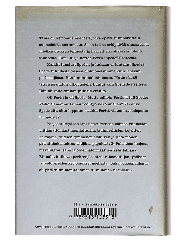 Spede : Pertti Pasasen elämä - Tommi Aitio - Elämäkerrat ja muistelmat - 10105384067 - 1