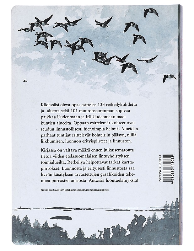 Uudenmaan lintupaikkaopas - Juvonen, Arto - Tietokirjat ja oppaat - 10105384074 - 1