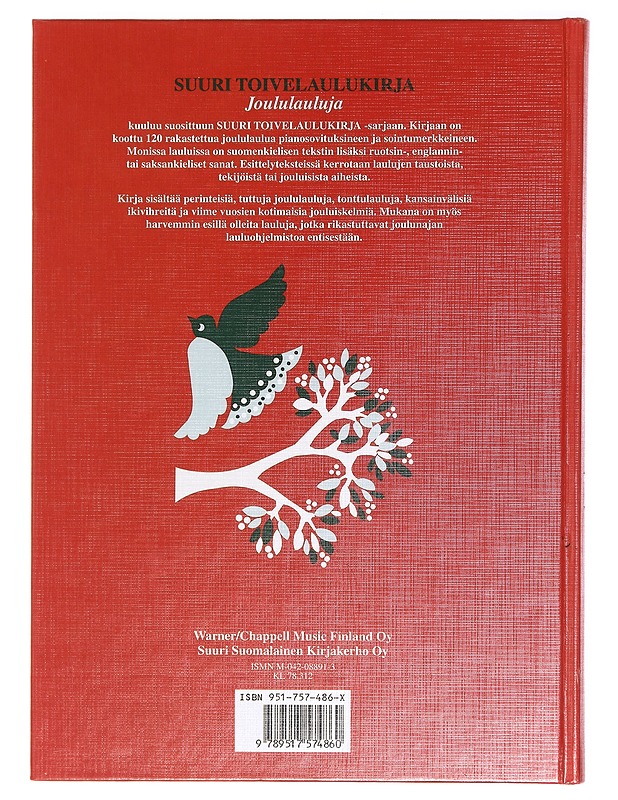 Suuri toivelaulukirja. Joululauluja - Kari, Virpi - Musiikki- ja elokuvakirjat - 10105384165 - 1