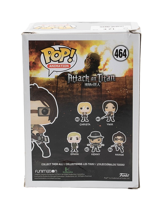 FUNKO POP! Attack on Titan: Hange figuuri - Lasten lelut - 10105384172 - 1