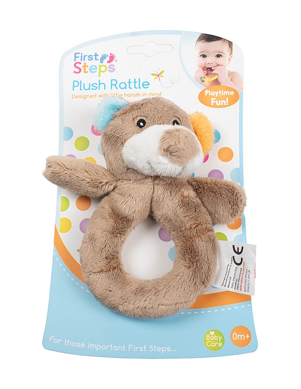 FIRST STEPS Plush Rattle vauvan lelu - Lasten lelut - 10105384187 - 0