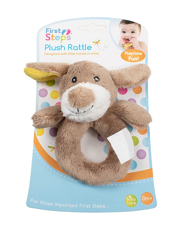 FIRST STEPS Plush Rattle vauvan lelu - Lasten lelut - 10105384192 - 0