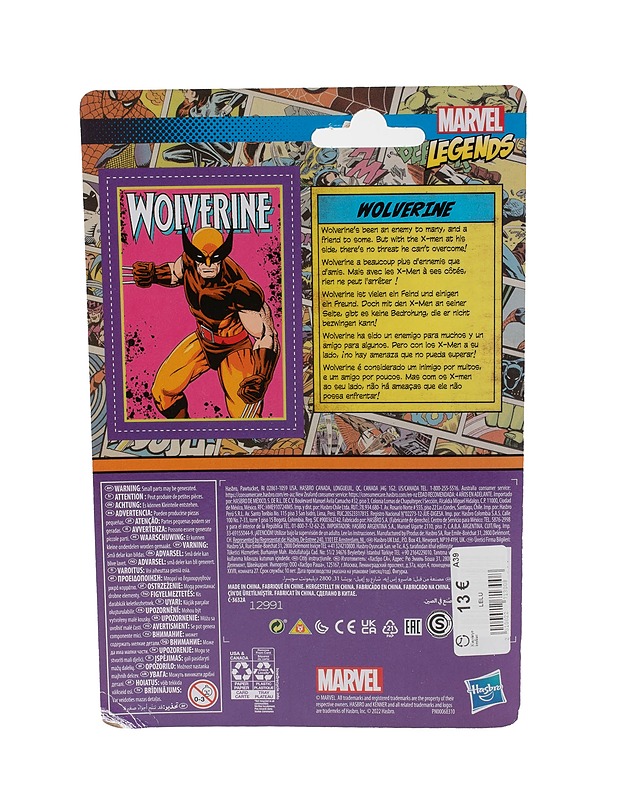 HASBRO Marvel Legends: Wolverine figuuri - Lasten lelut - 10105384222 - 1