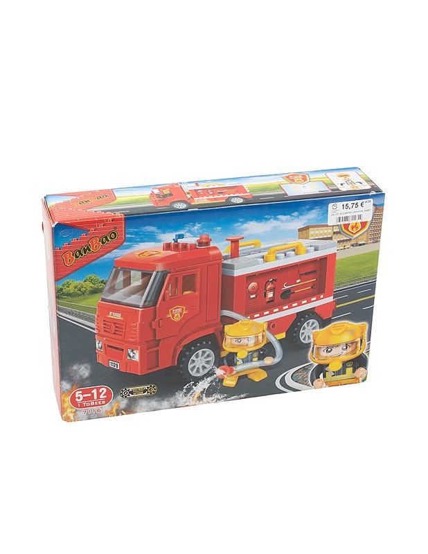 BANBAO Paloauto rakennussarja - Lasten lelut - 10105384269 - 0