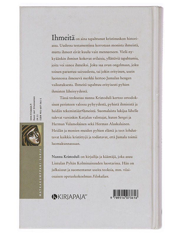 Maahan kumartuneet sypressit : pyhät ihmiset ja ihmeet - nunna Kristoduli - Elämäkerrat ja muistelmat - 10105384332 - 1