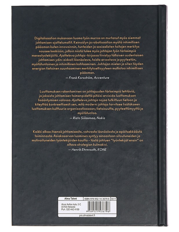 Ajatteleva johtaja - Hougaard, Rasmus - Tietokirjat ja oppaat - 10105384376 - 1