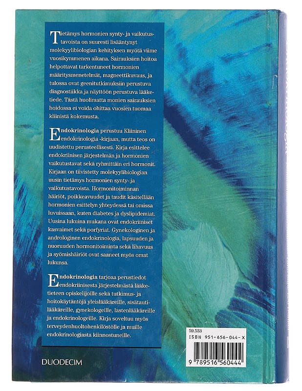 Endokrinologia - Välimäki, Matti - Tietokirjat ja oppaat - 10105384384 - 1