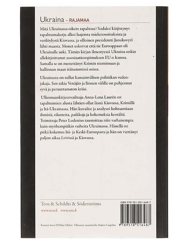 Ukraina - rajamaa - Laurén, Anna-Lena - Historiakirjat - 10105384415 - 1