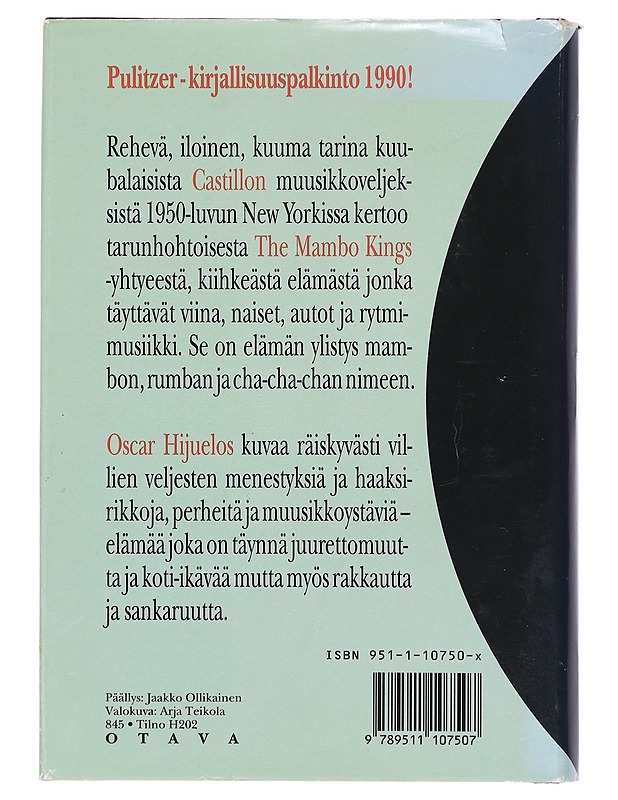 Mambo Kings : rakkauden rytmit - Hijuelos, Oscar - Musiikki- ja elokuvakirjat - 10105384452 - 1