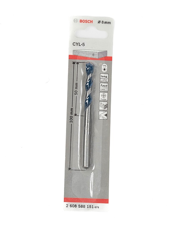 BOSCH CYL-5 poranterä 8 mm - Rakennustarvikkeet - 10105384488 - 0