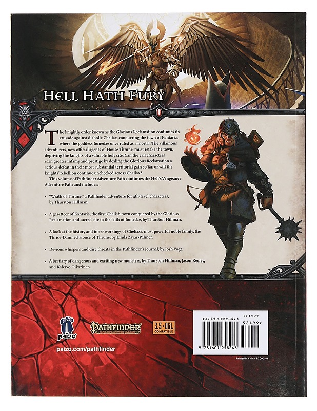 Pathfinder: Hell's Vengeance Adventure Path 2 of 6: Wrath of Thrune - Thurston Hillman - Fantasia- ja scifi - 10105384518 - 1