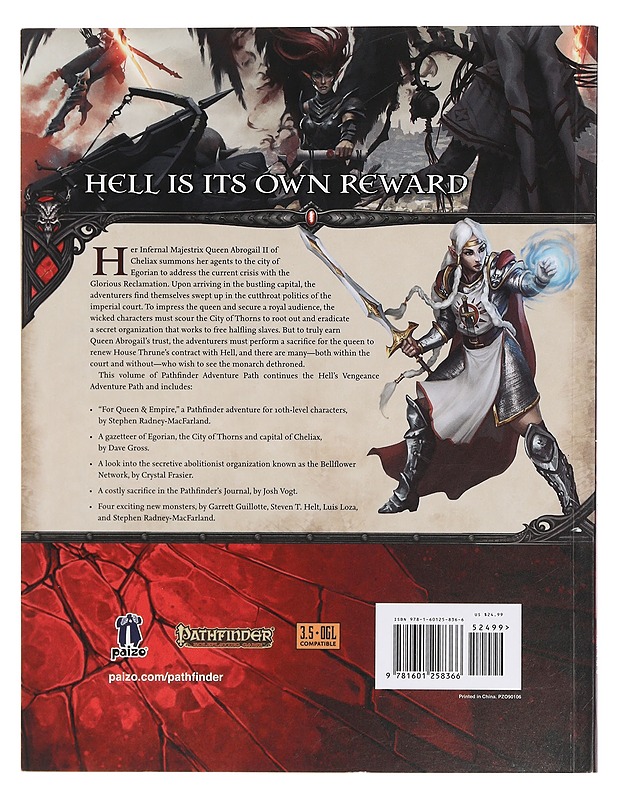 Pathfinder: Hell's Vengeance Adventure Path 4 of 6: For Queen & Empire - Stephen Radney-MacFarland - Fantasia- ja scifi - 10105384527 - 1