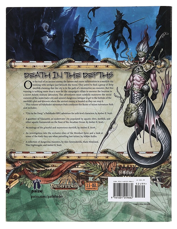 Pathfinder: Ruins of Azlant 4 of 6 : City in the Deep - Amber E. Scott - Fantasia- ja scifi - 10105384559 - 1
