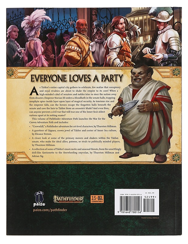 Pathfinder: War for the Crown 1 of 6: Crownfall - Thurston Hillman - Fantasia- ja scifi - 10105384628 - 1