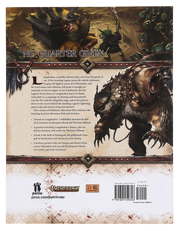 Pathfinder: Ironfang Invasion 3 of 6: Assault on Longshadow - Benjamin Bruck - Fantasia- ja scifi - 10105384652 - 1