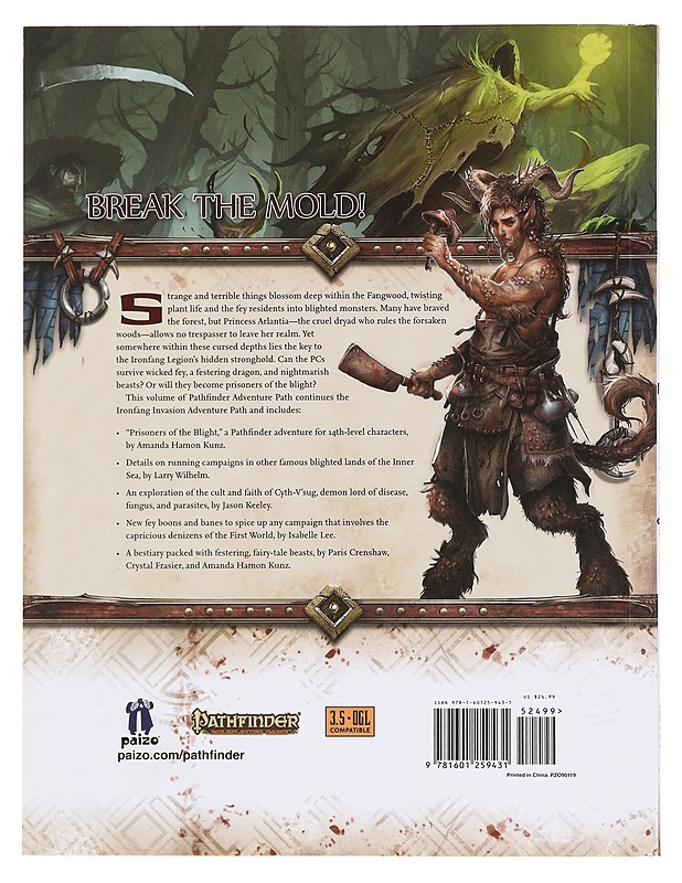 Pathfinder: Ironfang Invasion 5 of 6: Prisoners of the Blight - Amanda Hamon Kunz - Fantasia- ja scifi - 10105384659 - 1