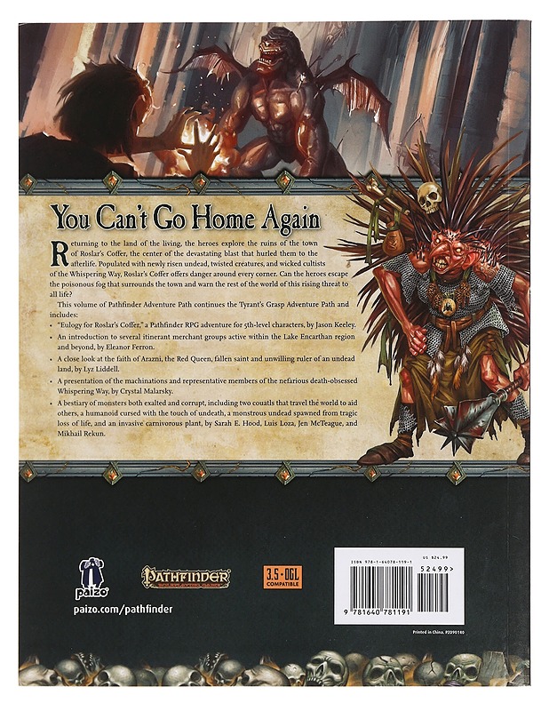 Pathfinder: Tyrant's Grasp 2 of 6 : Eulogy for Roslar's Coffer - Jason Keeley - Fantasia- ja scifi - 10105384677 - 1
