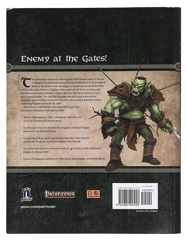 Pathfinder: Giantslayer 1 of 6: Battle of Bloodmarch Hill - Patrick Renie - Fantasia- ja scifi - 10105384699 - 1
