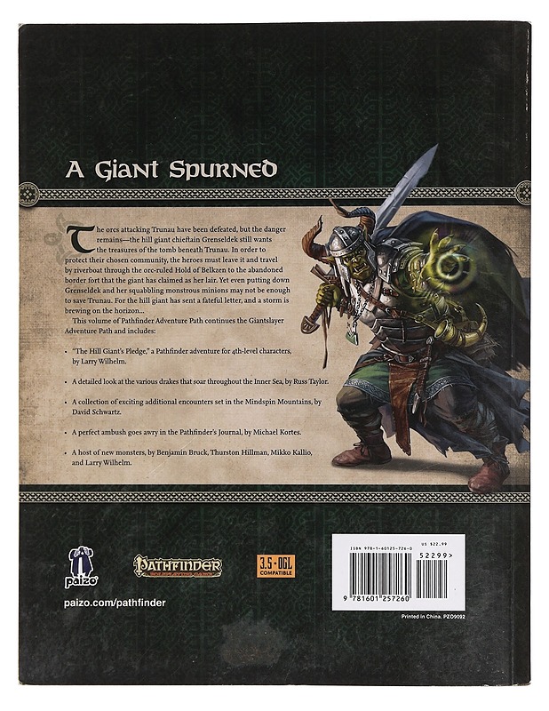 Pathfinder: Giantslayer 2 of 6: The Hill Giant's Pledge - Larry Wilhelm - Fantasia- ja scifi - 10105384702 - 1