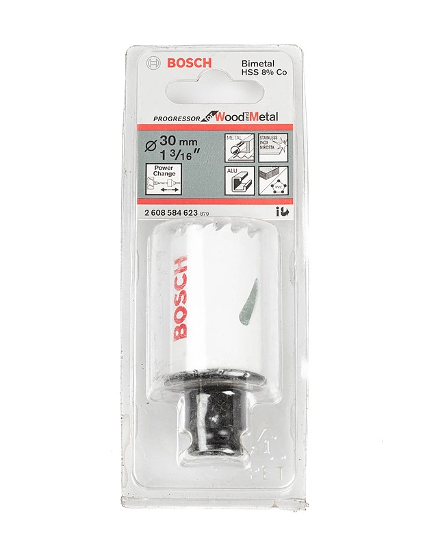 BOSCH Progressor Wood and Metal reikäsaha 30 mm - Rakennustarvikkeet - 10105384797 - 0
