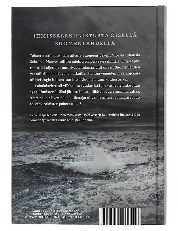 Pako yli Suomenlahden : ihmissalakuljetus Virosta Suomeen 1940-1944 - Eero Haapanen - Elämäkerrat ja muistelmat - 10105384850 - 1