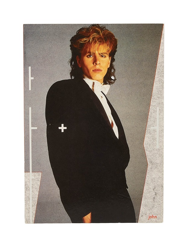 Duran Duran: John Taylor postikortti - retro - Askartelu - 10105384963 - 0