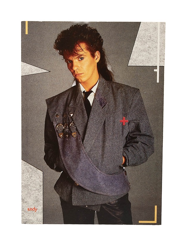 Duran Duran: Andy Taylor postikortti - retro - Askartelu - 10105384984 - 0