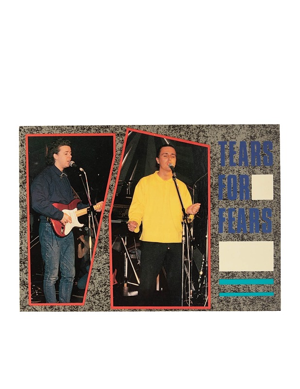 Tears for Fears postikortti - retro - Askartelu - 10105385037 - 0
