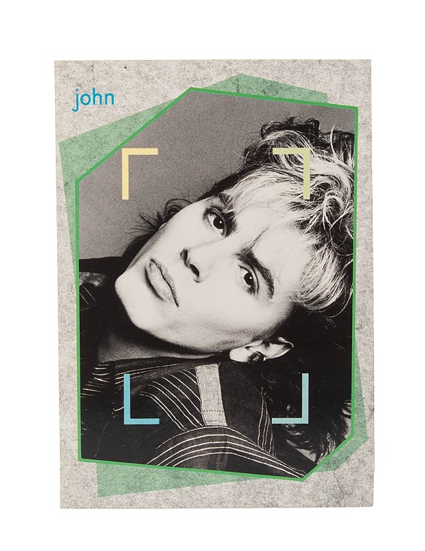 Duran Duran: John Taylor postikortti - retro - Askartelu - 10105385059 - 0