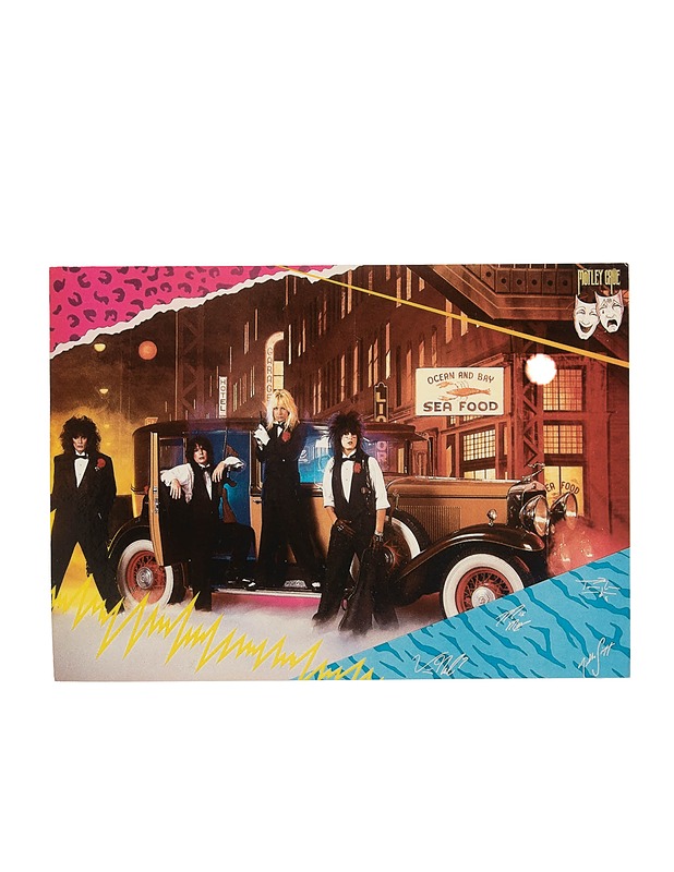 Mötley Crüe postikortti - retro - Askartelu - 10105385089 - 0