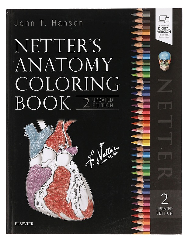Netter's Anatomy Coloring Book Updated Edition - John T. Hansen - Tietokirjat ja oppaat - 10105385092 - 0