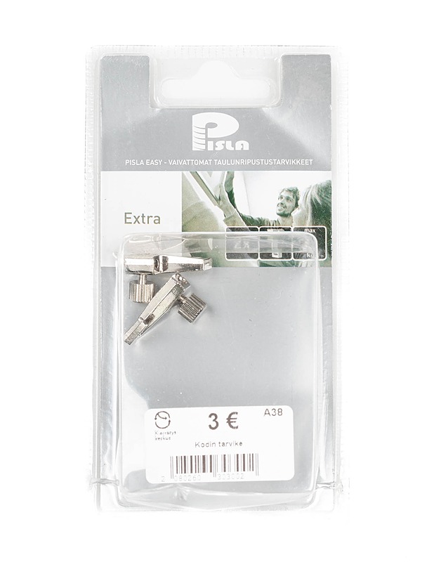 PISLA Extra taulunripustustarvikkeet, 2 osaa - Rakennustarvikkeet - 10105385252 - 0