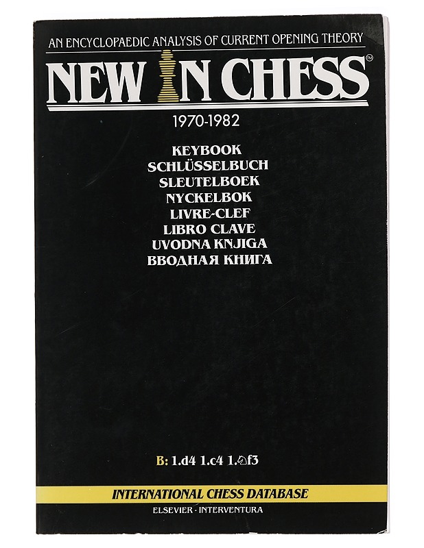 New in chess 1970-1982 : keybook, an encyclopaedic analysis of current opening theory, osa B - Matanovic, Aleksandar - Tietokirjat ja oppaat - 10105385262 - 0
