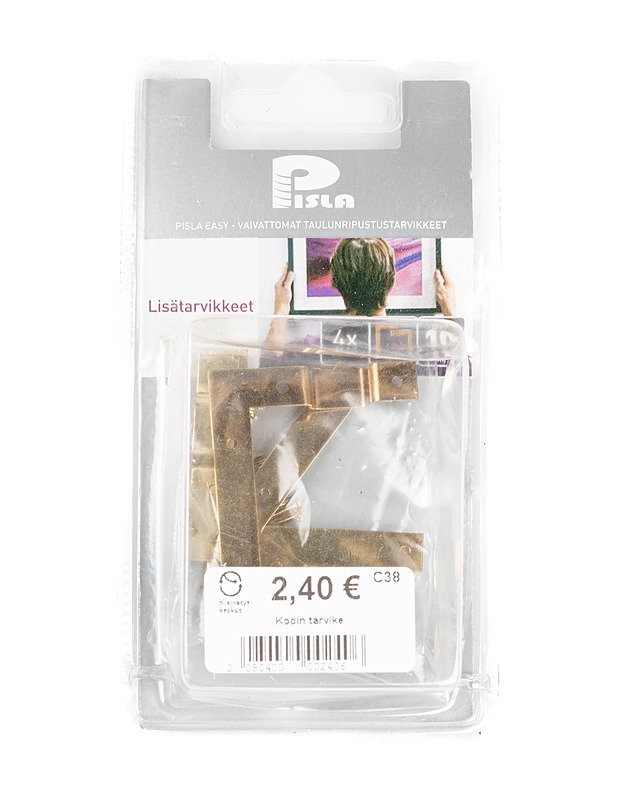 PISLA Easy taulunripustustarvikkeet, 4 osaa - Rakennustarvikkeet - 10105385268 - 0